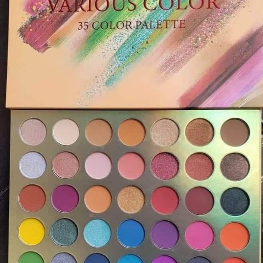 S.he Makeup Various 35 Color Palette with Mirror
